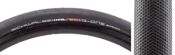 Schwalbe Tire G-One Speed 700X40 S-Ground V-Guard Black/Bsk Tlr Addix Sg E25 Fold