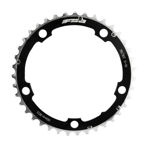 Full Speed Ahead Chainring Road Pro 130Mm 39-Tooth 5B 10-Speed Black Triple