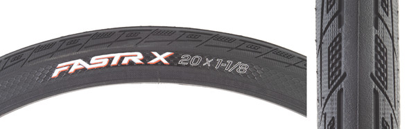 Tioga Tire Fastr X 20X1-1/8 Wire Black