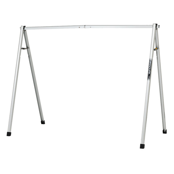Minoura Display Stand Level 140H 4-Bike Saddle Stand 63In-Wide Silver