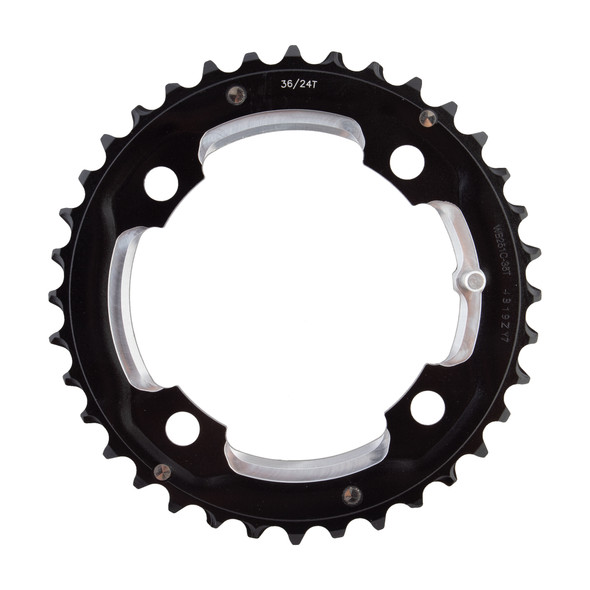 Full Speed Ahead Chainring Mountain Bike Alloy 104Mm 36-Tooth 4B Wb251B 2X10S Black (K)