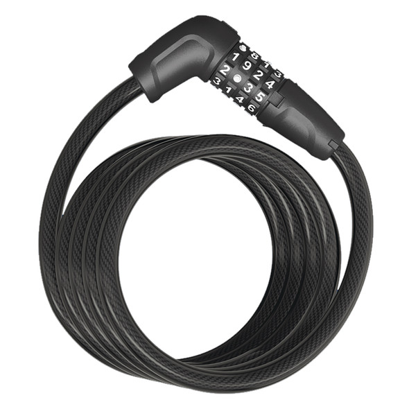 Abus Lock Cable 6512 Tresor Combo 180Cmx12Mm With Bracket Black