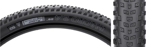 Wtb Tire Macro 29X2.4 Black/Black Light Front Tcs/120/Tt/Sg Fold