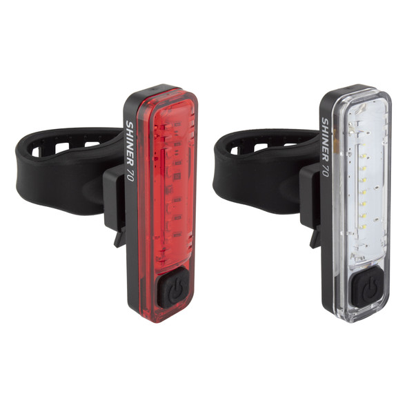 Planet Bike Light Combo Shiner 70 Usb Black