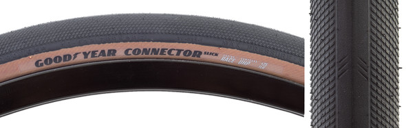 Goodyear Tire Connector Slick Race 700X40 Black/Trans-Sk Fold Tlr