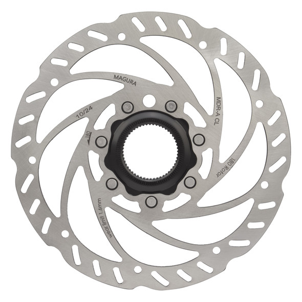 Magura Brake Part Disc Rotor Mdr-A 180 Center Lock For Ta Silver