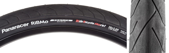 Panaracer Tire Ribmo Protite 26X2.0 Wire Black/Black