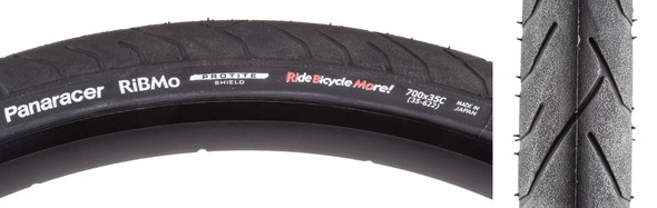 Panaracer Tire Ribmo Protite 700X35 Wire Black/Black