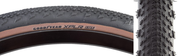 Goodyear Tire Zip Inter Xplr 700X45 Black/Trans-Sk Tlr Fold