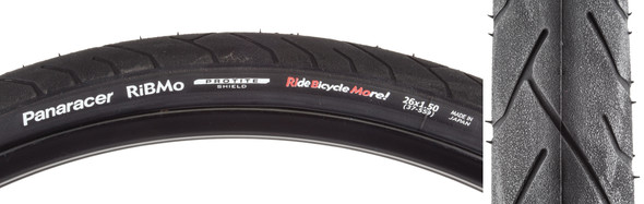 Panaracer Tire Ribmo Protite 26X1.5 Wire Black/Black