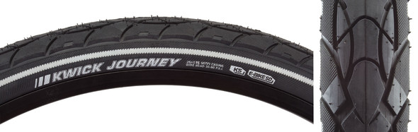 Kenda Tire Kwick Journey Sport 26X1.95 Black/Black/Ref Src/Ks/60 Wire 80Psi E50