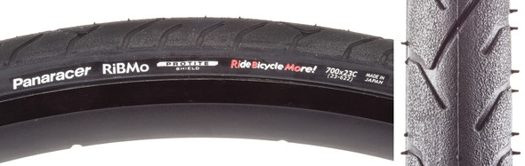 Panaracer Tire Ribmo Protite 700X23 Wire Black/Black