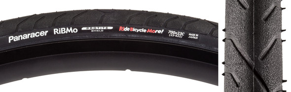 Panaracer Tire Ribmo Protite 700X23 Fold Black/Black