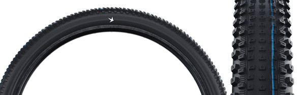 Schwalbe Tire Rick Xc Pro 29X2.25 Evo Black/Bsk Addix Sp-Grip Tlr E25 Fold
