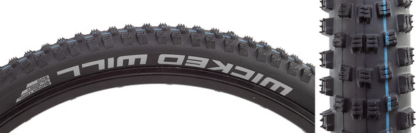 Schwalbe Tire Wicked Will 29X2.4 Evo S-Trail Black/Bsk Addix Sp-Grip Tle Fold