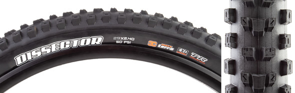 Maxxis Tire Dissector 29X2.4 Black Fold/60 3Ct/Exo/Tr