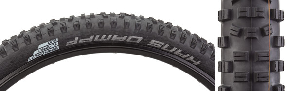 Schwalbe Tire Hans Dampf 27.5X2.35 Evo Black/Bsk Addix Soft Tlr Fold