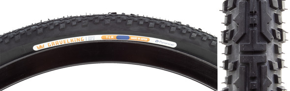 Panaracer Tire Gravelking X1 700X45 Fold Tubeless Black/Black