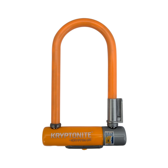 Kryptonite Lock U Kryptolok Mini 7-7 3.25X7Wbrkt L-Orange (I)