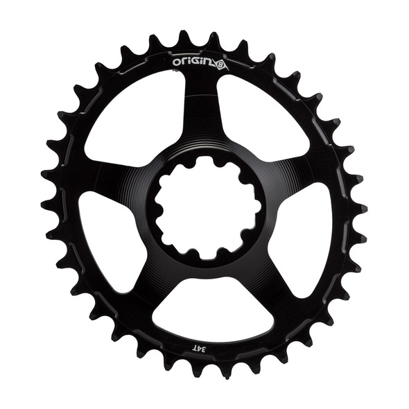 Origin8 Chainring Holdfast Oval Direct Boost 34-Tooth 10/11/12-Speed Black