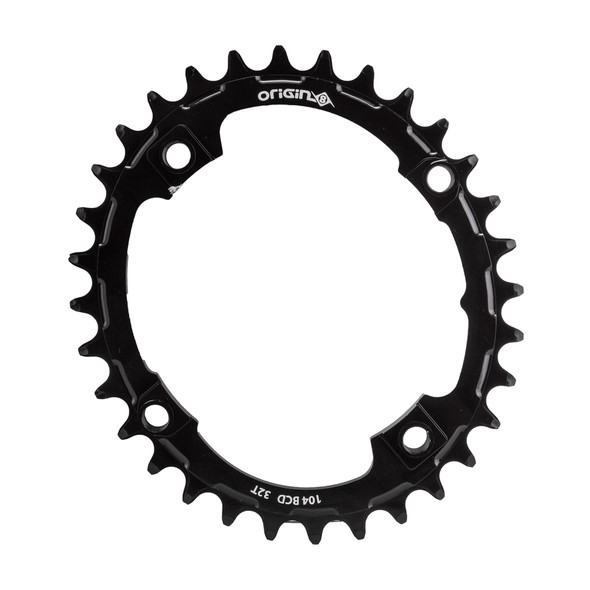 Origin8 Chainring Holdfast Oval 104Mm 32-Tooth 10/11/12-Speed 4B Black