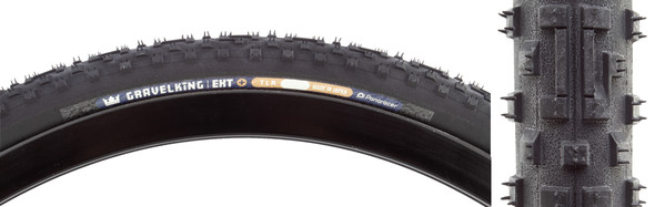 Panaracer Tire Gravelking Ext+ 700X45 Fold Tubeless Black/Black (O)