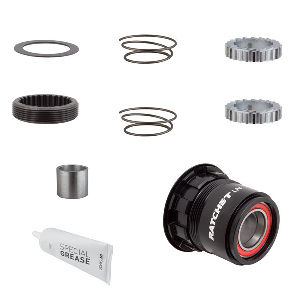 Dt Swiss Hub Cassette Body Upgrade Kit 3-Pawl To Ratchet Ln Alloy 18-Tooth Xdr