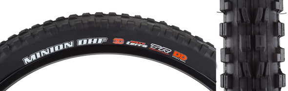 Maxxis Tire Minion Dhf 29X2.5 Black Fold/120X23Ct/Dd/Tr/Wt