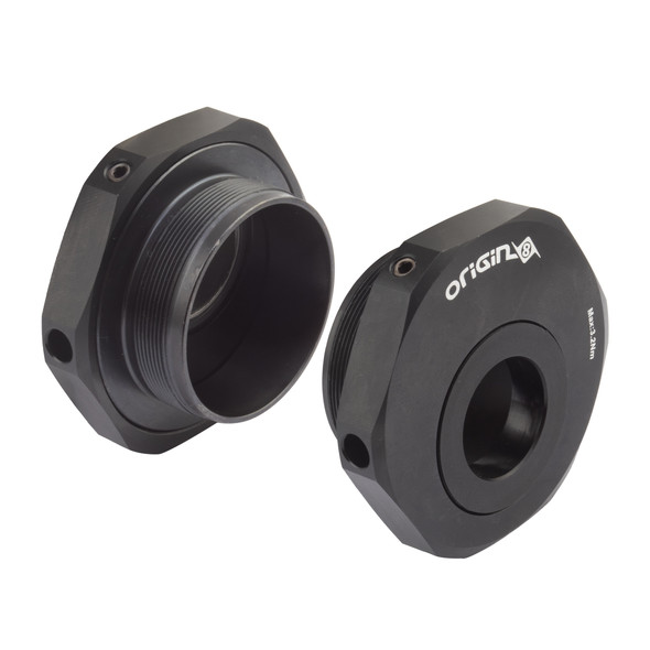 Origin8 Bottom Bracket Set Revolvr Eccentric T47 To Fit Gxp//Htii 68/73 Black With Spacers