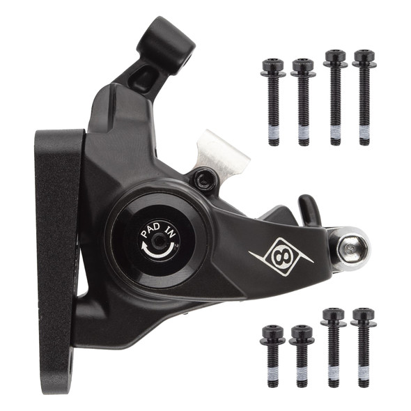 Origin8 Brake Disc Vise Ii Mechanical Fm Road/Cyclocross/Gravel Rear Black Caliper Only (J)