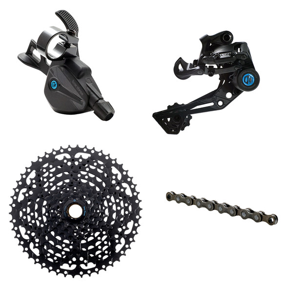 Box Components Group Kit Three Prime 9 X-Wide/Multi Road/Trigger-Shifter/Chain/Cassette 11-50
