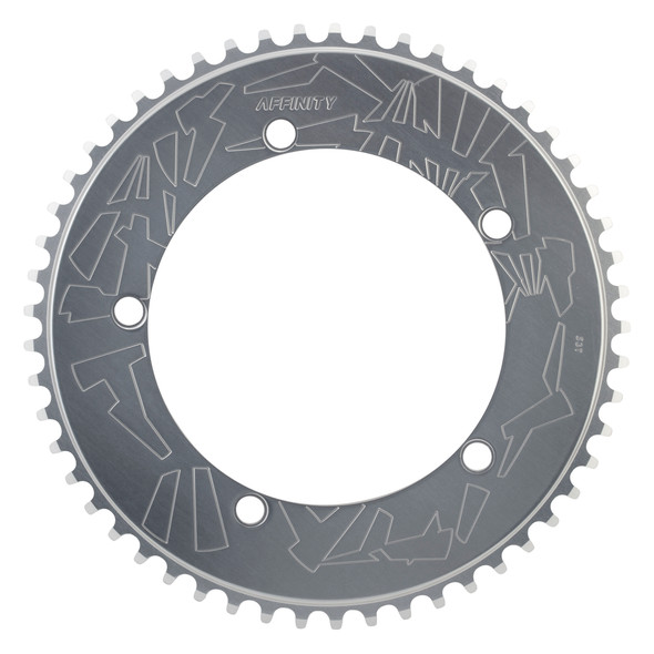 Affinity Chainring Pro 144Mm 53-Tooth Alloy Pol-Silver