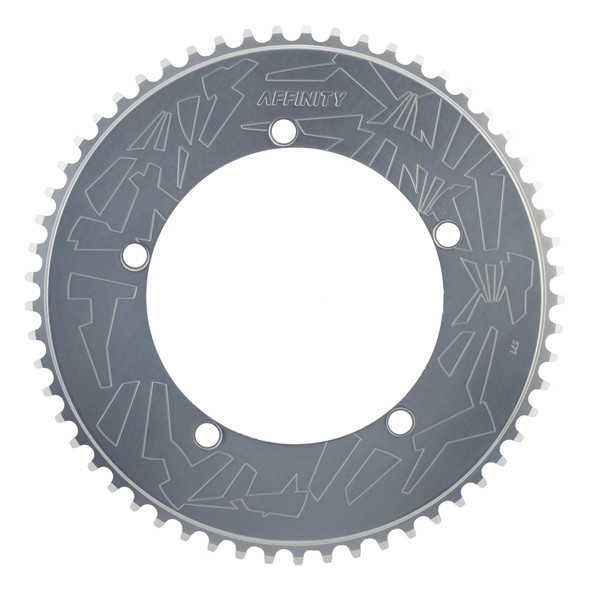 Affinity Chainring Pro 144Mm 57-Tooth Alloy Pol-Silver