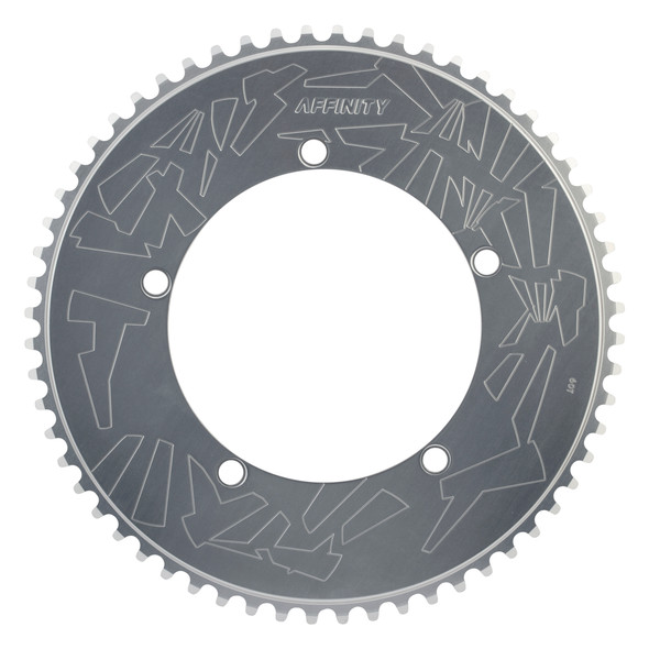 Affinity Chainring Pro 144Mm 60-Tooth Alloy Pol-Silver
