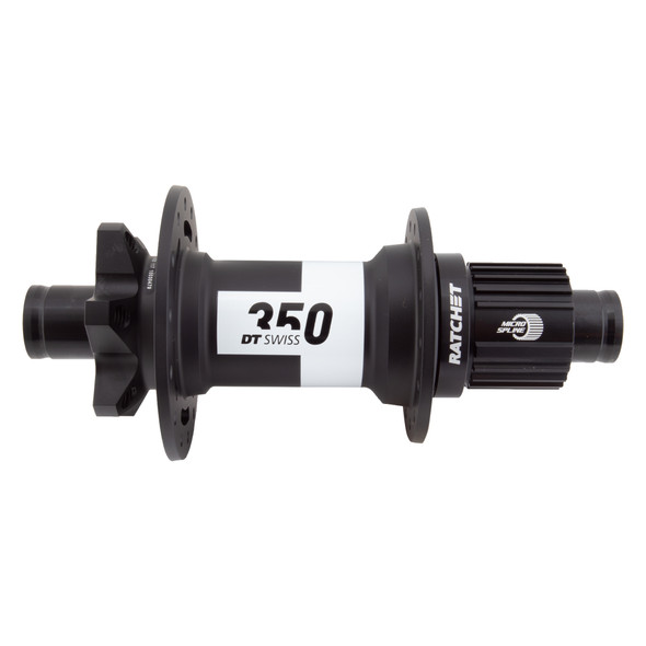 Dt Swiss Hub Rear 350 Mountain Bike 28X148X12Mmta Microspline 6B 36-Tooth Ratchet Black (L)
