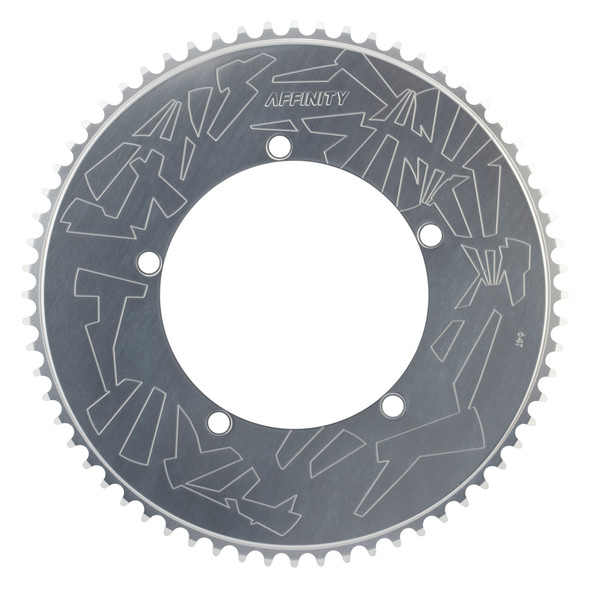 Affinity Chainring Pro 144Mm 64-Tooth Alloy Pol-Silver