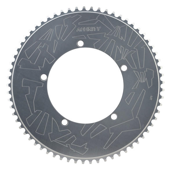 Affinity Chainring Pro 144Mm 65-Tooth Alloy Pol-Silver
