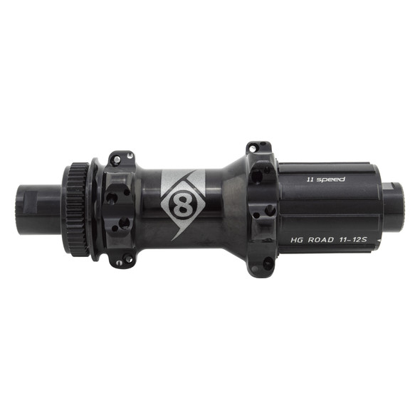 Origin8 Hub Rear Rd2220 Elite Ii 12Mmta Center Lock 24X142 11-Speed Cassette Shi Hg Sb Black Straight Pull