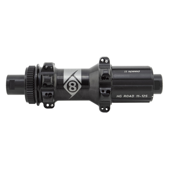 Origin8 Hub Rear Cyclocross/Gravel2220 Elite Ii 12Mmta Center Lock 28X142 11-Speed Cassette Shi Hg Sb Black Straight Pull