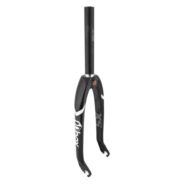 Box Components Fork One Xs Mini Carbon 1In 20Inx10Mm Blades Alloy Steerer Black