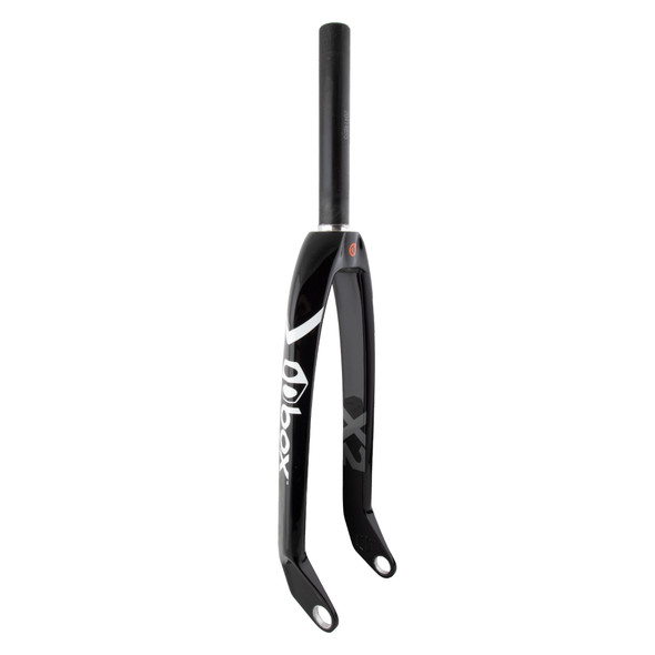 Box Components Fork One X2 Pro Carbon 1-1/8In 24Inx20Mmta Blades Cr-Mo Steerer Black