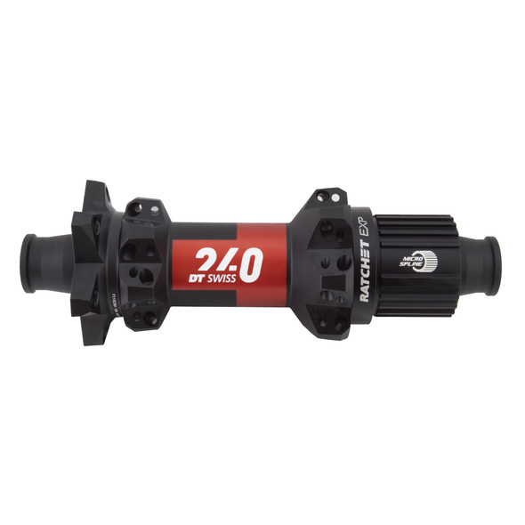Dt Swiss Hub Rear 240 Straight Pull Mountain Bike 28X148X12Mmta Microspline Ratchet Exp 6B Black (L)