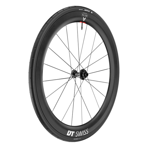 Dt Swiss Wheel Front 700 622X22 Arc1100 Wide Dicut 55 100X12Mmta Center Lock Tubeless With Cont Aero 111