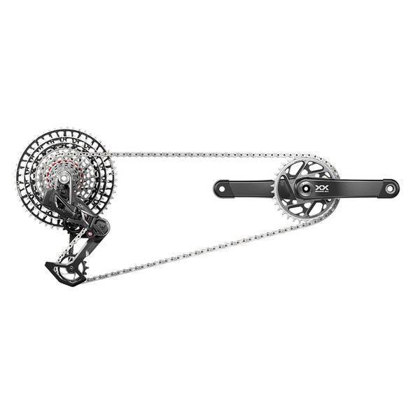 Sram Group Kit Xxsl Eagle T-Type Axs Road/Ec Pod-Ult/Crank Dub 12-Speed-175X34Dm/Chain/Cassette 10-52 Usb-C Charger Black
