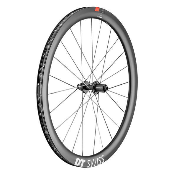 Dt Swiss Wheel Rear 700 622X22 Erc1100 Dicut 45 142X12Mmta Center Lock Shi 11-Speed Road Tubeless Black