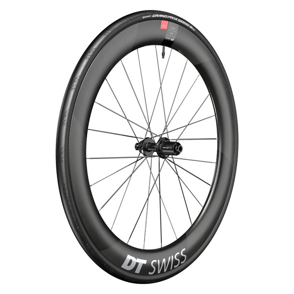 Dt Swiss Wheel Rear 700 622X20 Arc1100 Wide Dicut 62 142X12Mmta Center Lock 11Scas Exp Tubeless (L) With Cont Gp 5000 Str
