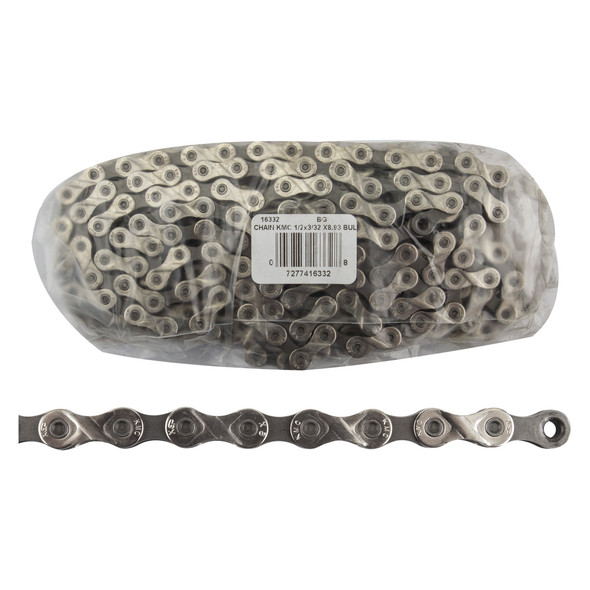 Kmc Chain X8 6/7/8-Speed Silver 116L Bulk Only Bag Of 5 With Connecting Links