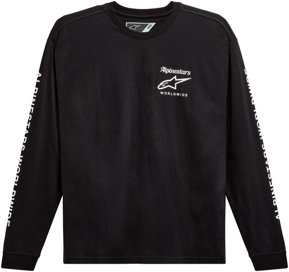 Alpinestars Ls Authenticated Tee Black 2X 1213-71800-10-Xxl