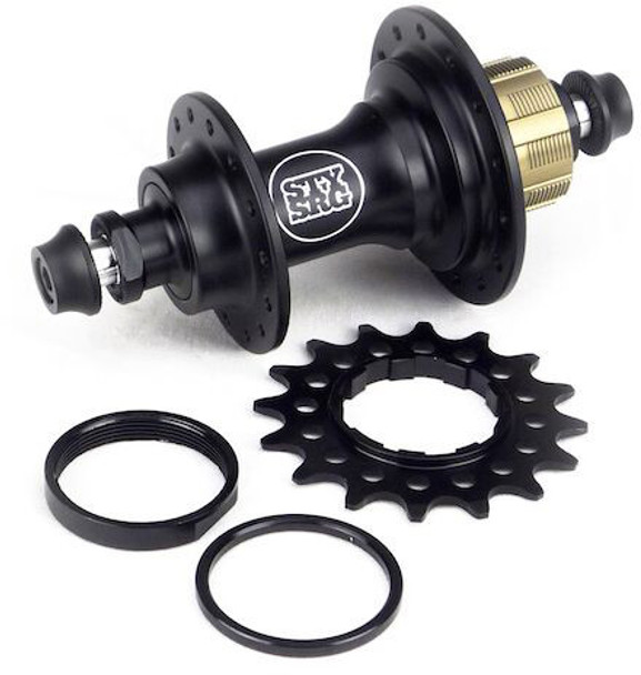 Staystrong Mini Rear Hub 28H Black Comes W/ 16T Cog U-Ss6508