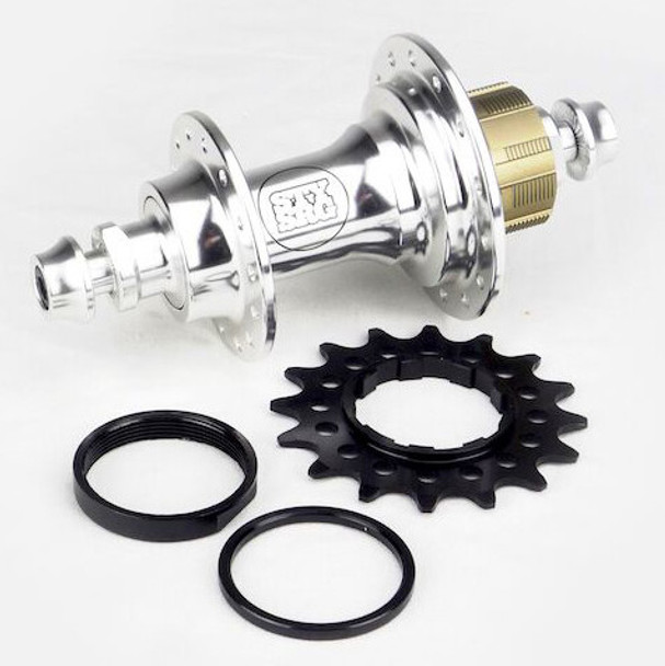 Staystrong Mini Rear Hub 28H Polished Comes W/ 16T Cog U-Ss6511